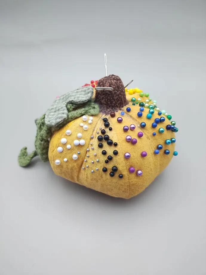 Oversized Pumpkin Pincushion Original Design